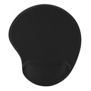 Addison 300152 Extra Rubber Coated Mouse Pad with Wrist Rest, Black