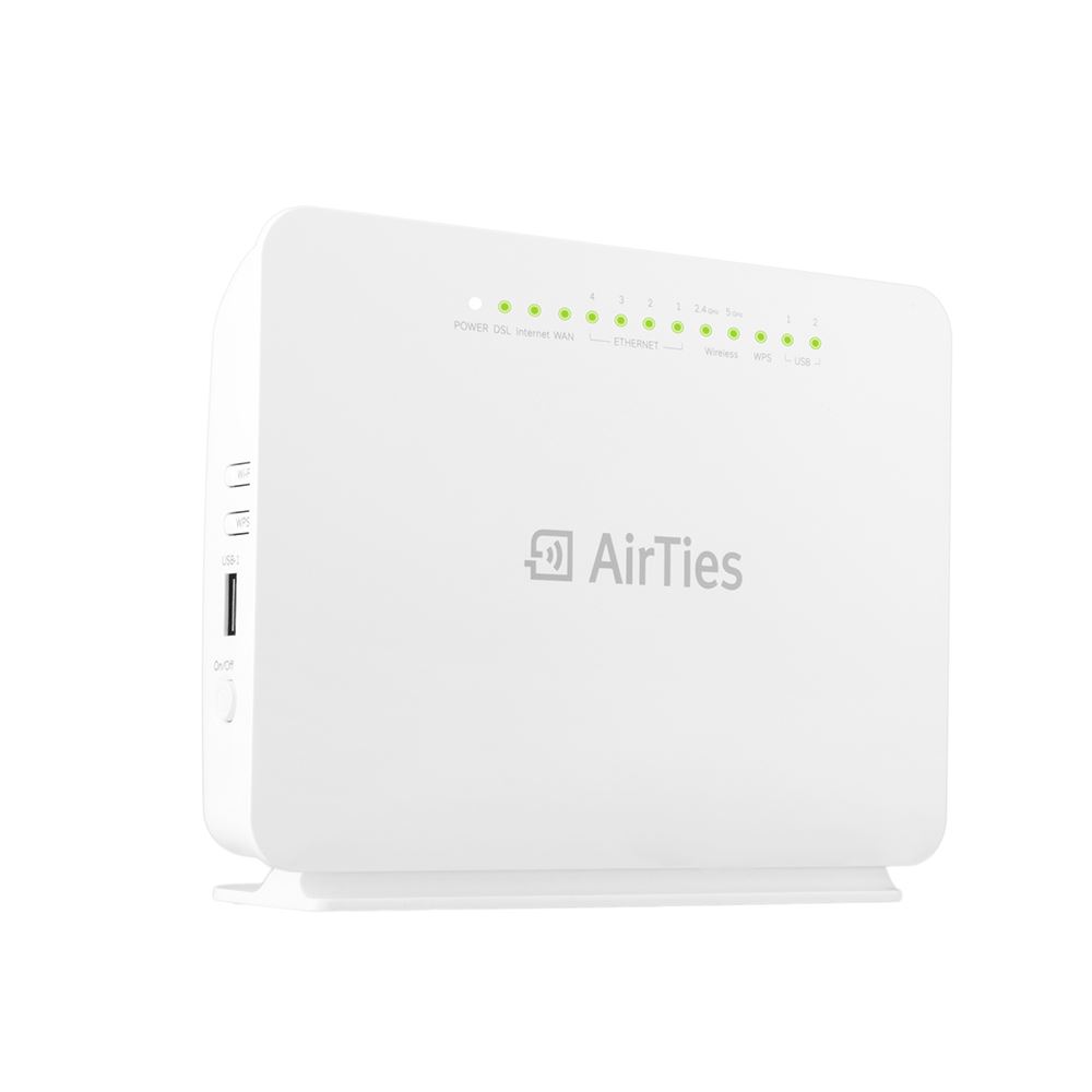 Airties Air 5760 4 port 1600 Mbps ADSL2+/VDSL Fiber Supported Wireless Modem Router