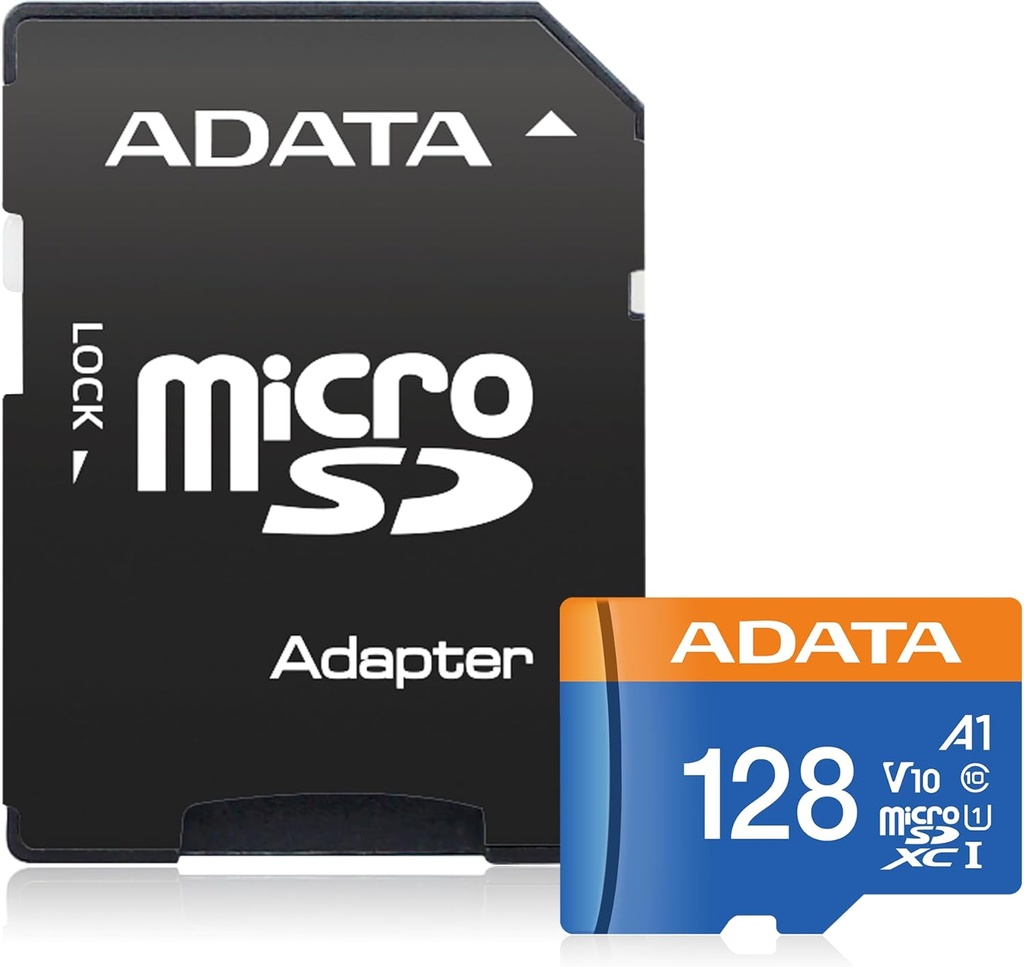 [AUSDX128GUICL10A1-RA1] Adata Premier 128 GB AUSDX128GUICL10A1-RA1 100MB/s UHS-I Class10 V10 Micro SD Card