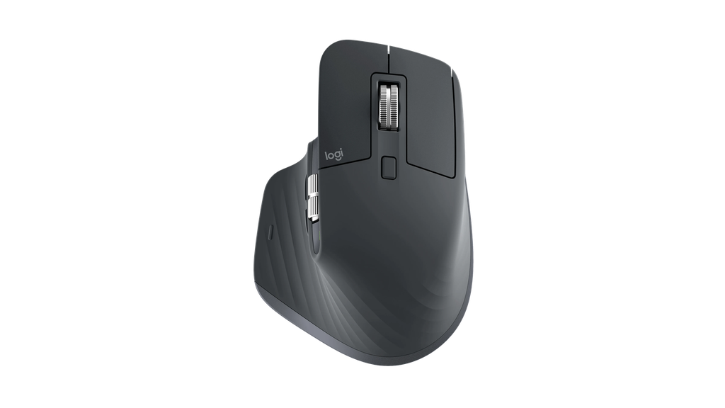 Logitech Mx Master 3S 910-006559 Rechargeable Silent Ergonomic Optical Wireless Mouse, Black