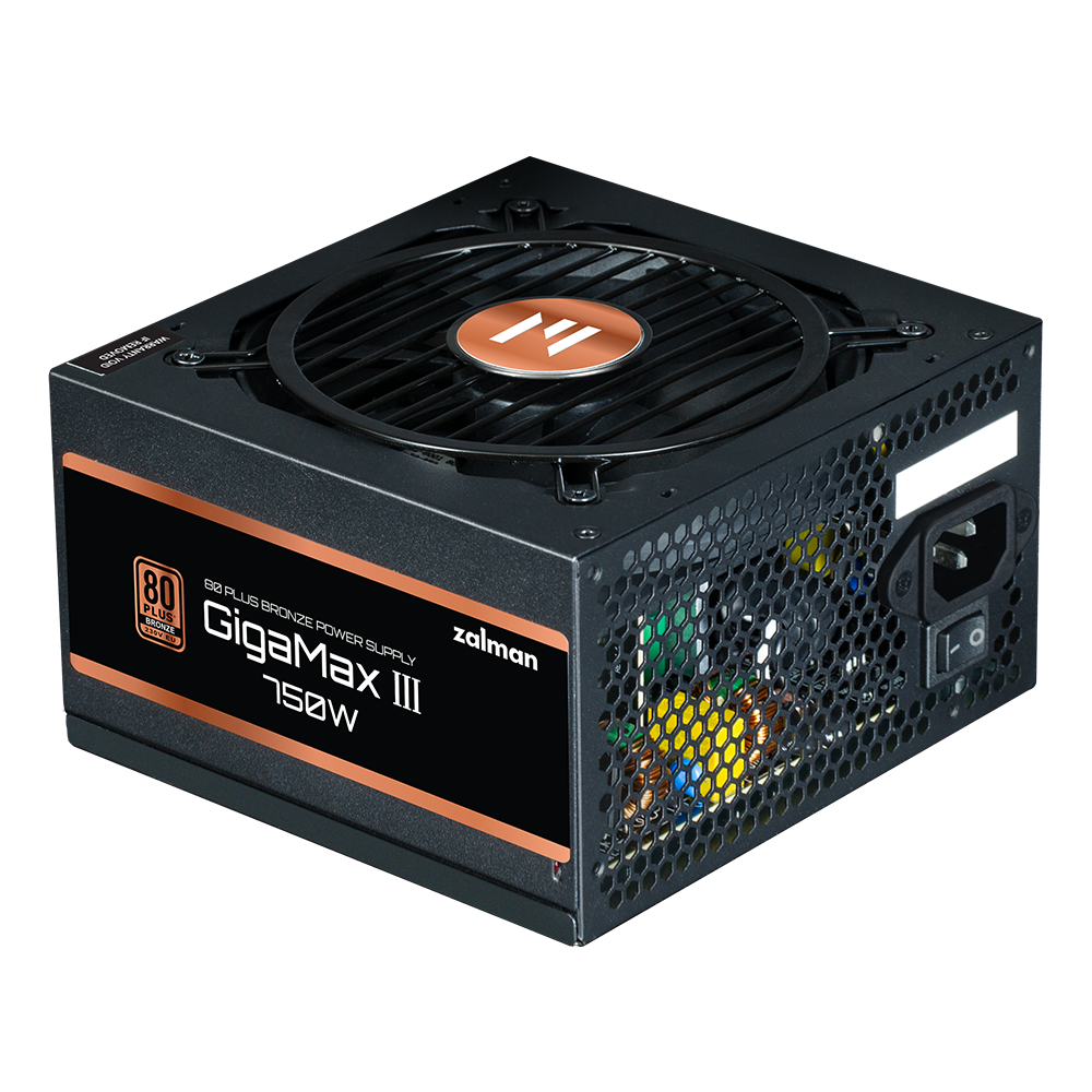Zalman ZM750-GV3 Gigamax III 750W +80 Plus Bronze Gen5 Yüksek Koruma Devre Tasarımı Güç Kaynağı