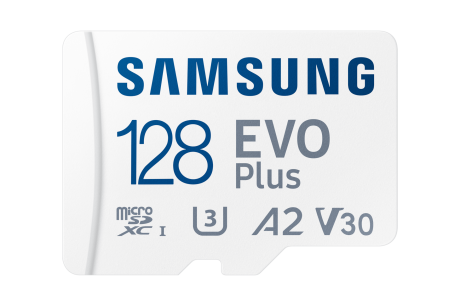 Samsung Evo Plus MB-MC128SA/TR Class 10 UHS-I U3 A2 V30 128 GB Micro SD Kart