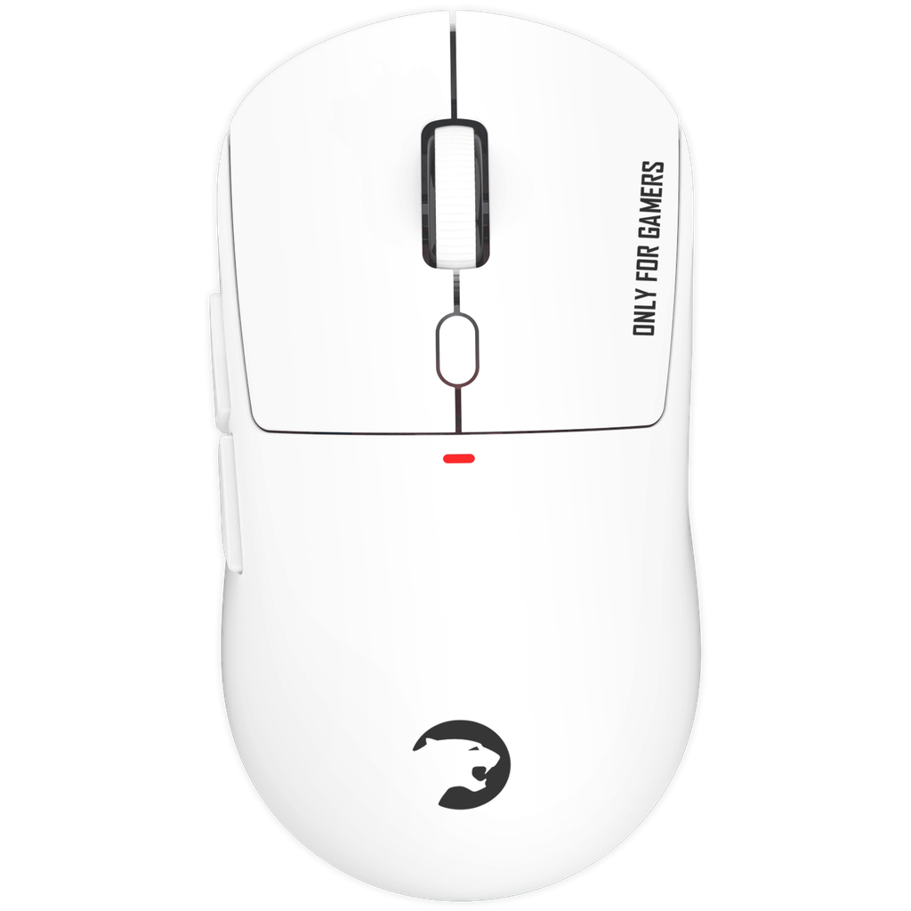 GamePower Fenix ??24.000DPI Triple Mode Bluetooth 2.4G Gaming Wired Mouse, White