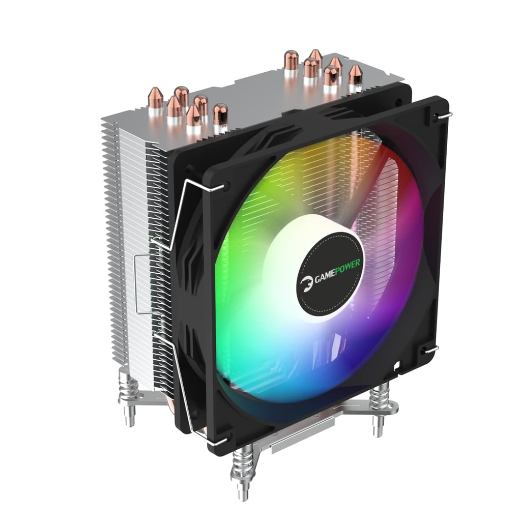 GamePower Glace TC6 ARGB Siyah 1x120mm LGA1851/AM5 İşlemci Hava Soğutucu