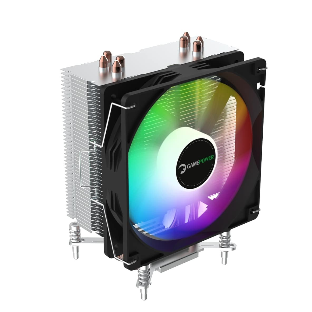 GamePower Glace TC4 ARGB Black 1x120mm LGA1851/AM5 CPU Air Cooler