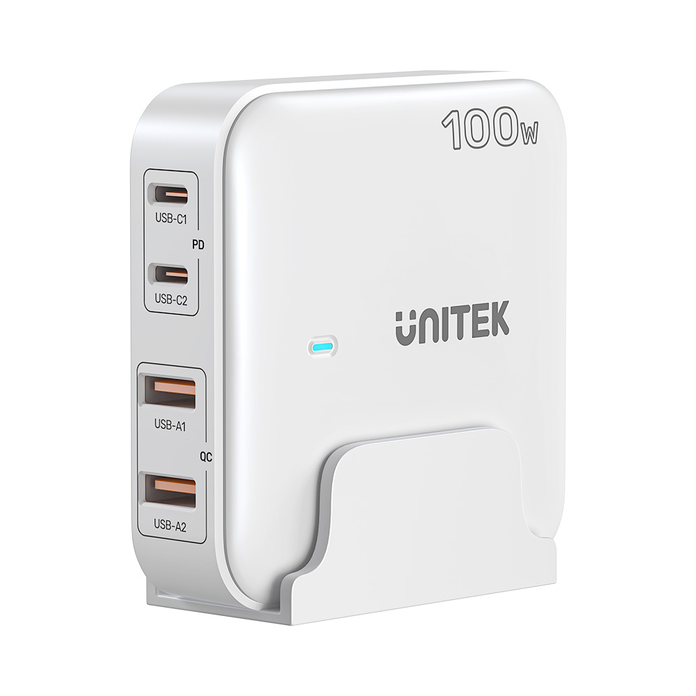 Unitek P1229AWH 100W Desktop Charging Station, White