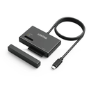 Unitek S1232A01-EU USB-C to M.2 NVMe, SATA III Converter with 12V 2A Power Cable