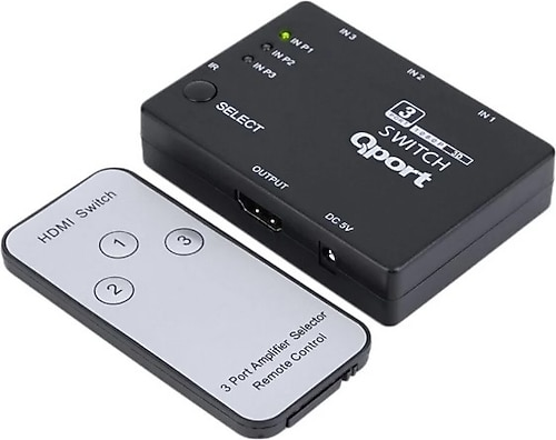 Qport Q-SH3 3 Port HDMI Switch
