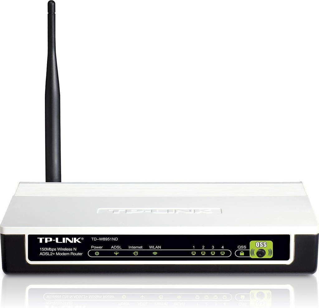 TP-Link TD-W8951ND 150 Mbps Wireless N ADSL2 Modem Router