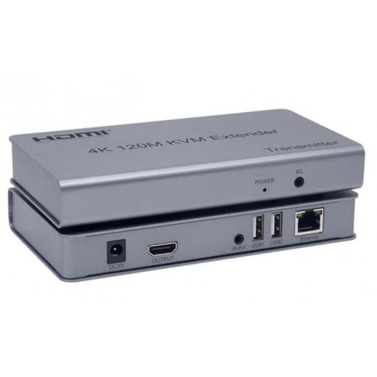 Sensei 120 Meter 4K Cat6 Kvm HDMI, USB, LR Extender