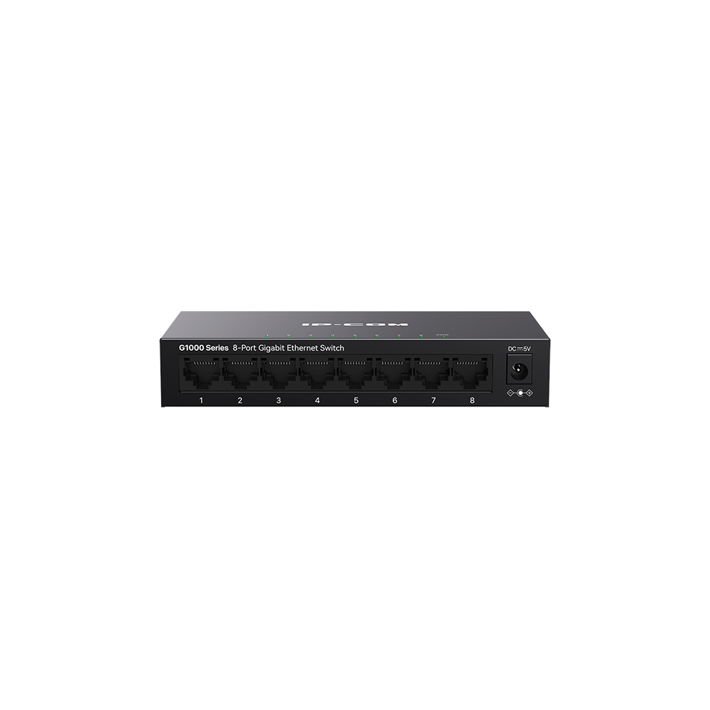 IP-Com G1008M 8 Port 10/100/1000 Mbps Gigabit Metal Case Switch