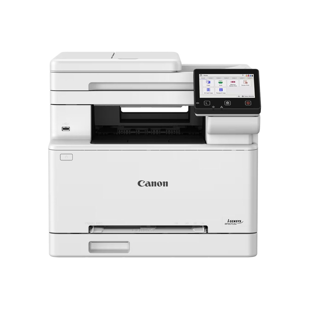 Canon i-Sensys MF664CDW Wi-Fi Tarayıcı, Fotokopi Renkli Çok Fonksiyonlu Lazer Yazıcı