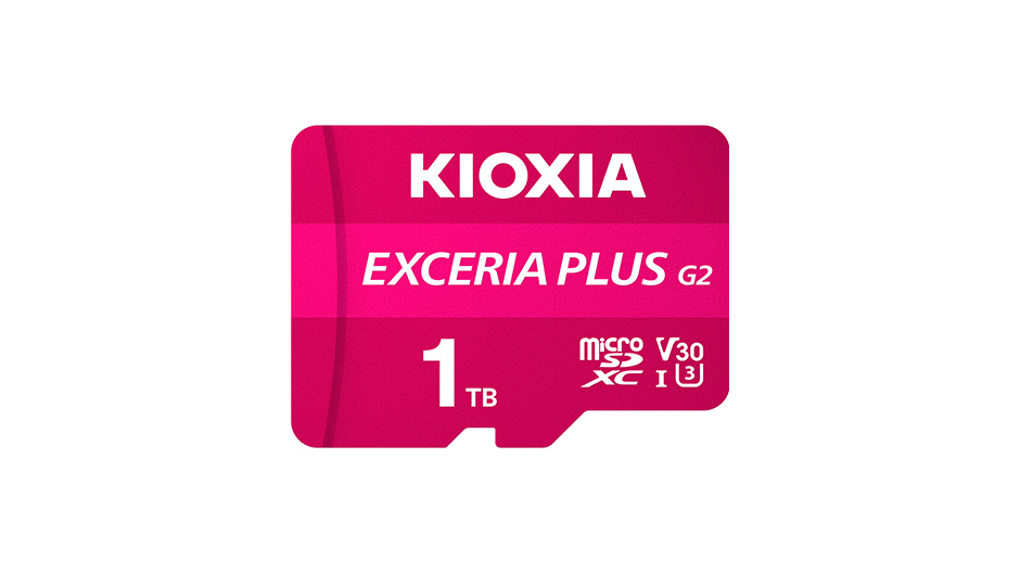 Kioxia Exceria Plus G2 LMPL2M001TG2 Class 10 UHS-I U3 A1 V30 1 TB Micro SD Card