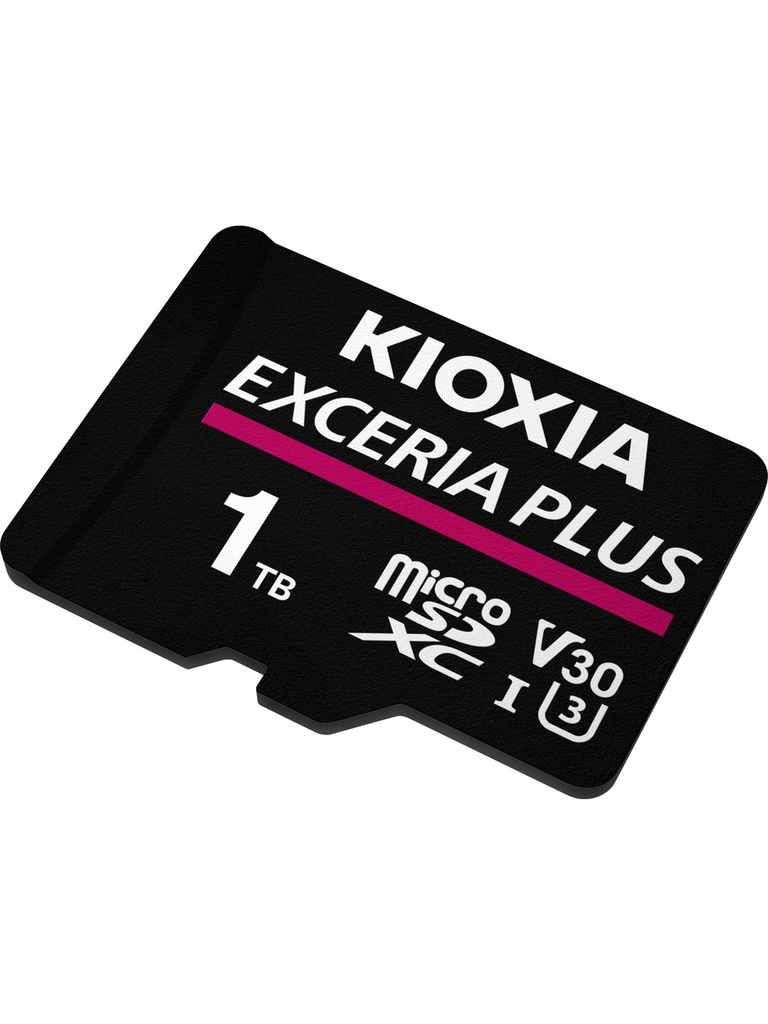 Kioxia Exceria Plus LMPL1M001TG2 Class 10 UHS-I U3 A1 V30 1 TB Micro SD Card
