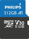 Philips Ultra Pro FM51MP65B/00 Class 10 UHS-I U3 A1 V30 512 GB Micro SD Kart