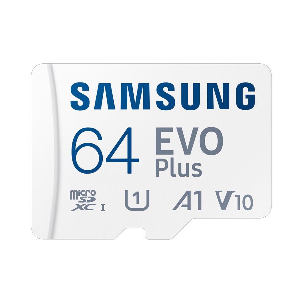 Samsung Evo Plus MB-MC64SA/TR Class 10 UHS-I U1 A1 V10 64 GB Micro SD Card