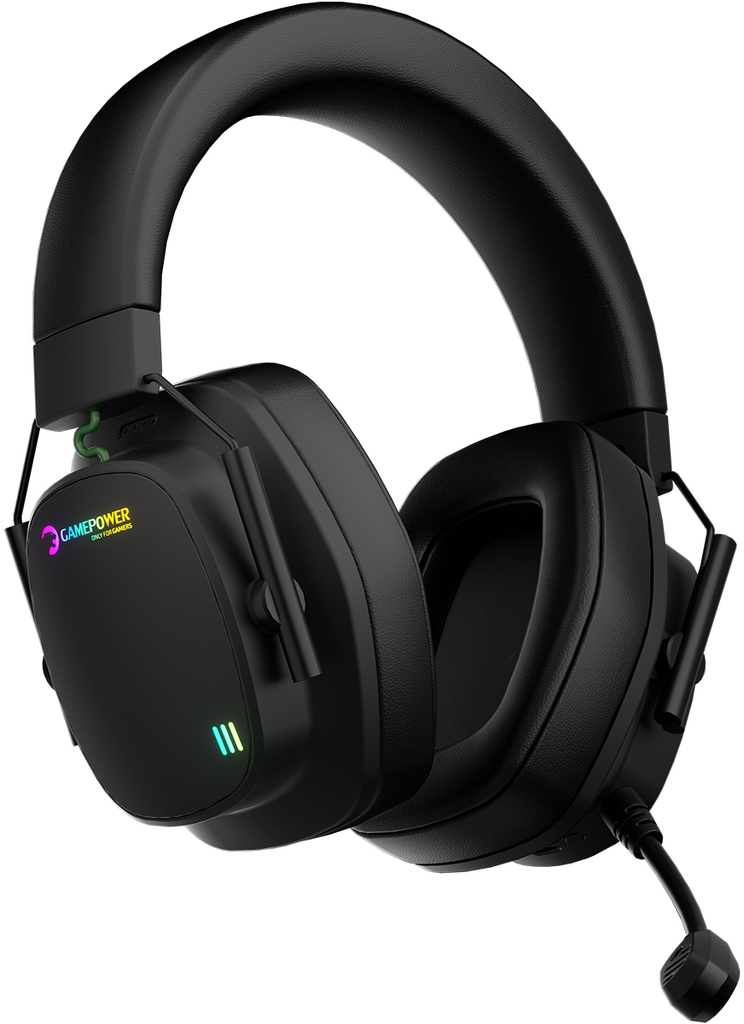 GamePower Kai Titanium Ultra Wireless 360° Surround Hi-Fi Rainbow Gaming Kulaklık