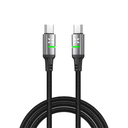 Xenon Smart X6421 Type C Hızlı Şarj Kablosu Type-C to Type-C, 60W, 480 Mbps, 1.2m, PD, Örgü, Led Gösterge