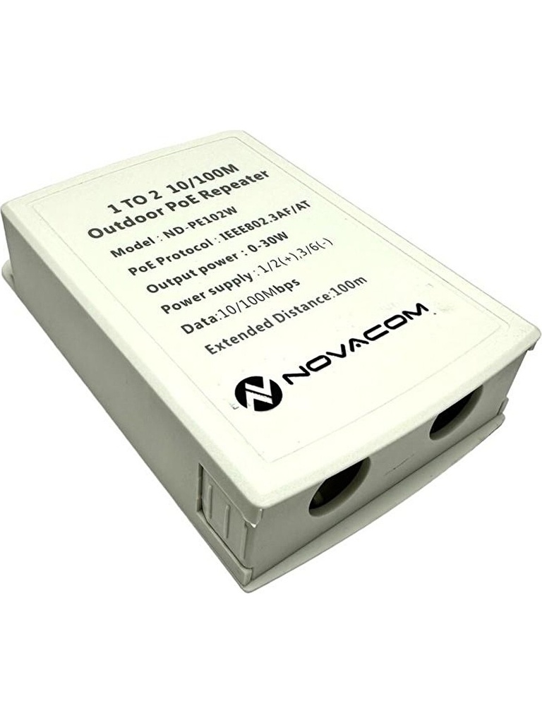 Nova ND-PE103W 10-100 Mbps 1 Input 3 Output 30W Outdoor Poe Extender