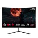GameOn Pro 24" FHD VA Panel Curved, 180Hz, MPRT 0.5ms, HDMI 2.1, IPS PS5 Desteği Oyuncu Monitörü, Siyah