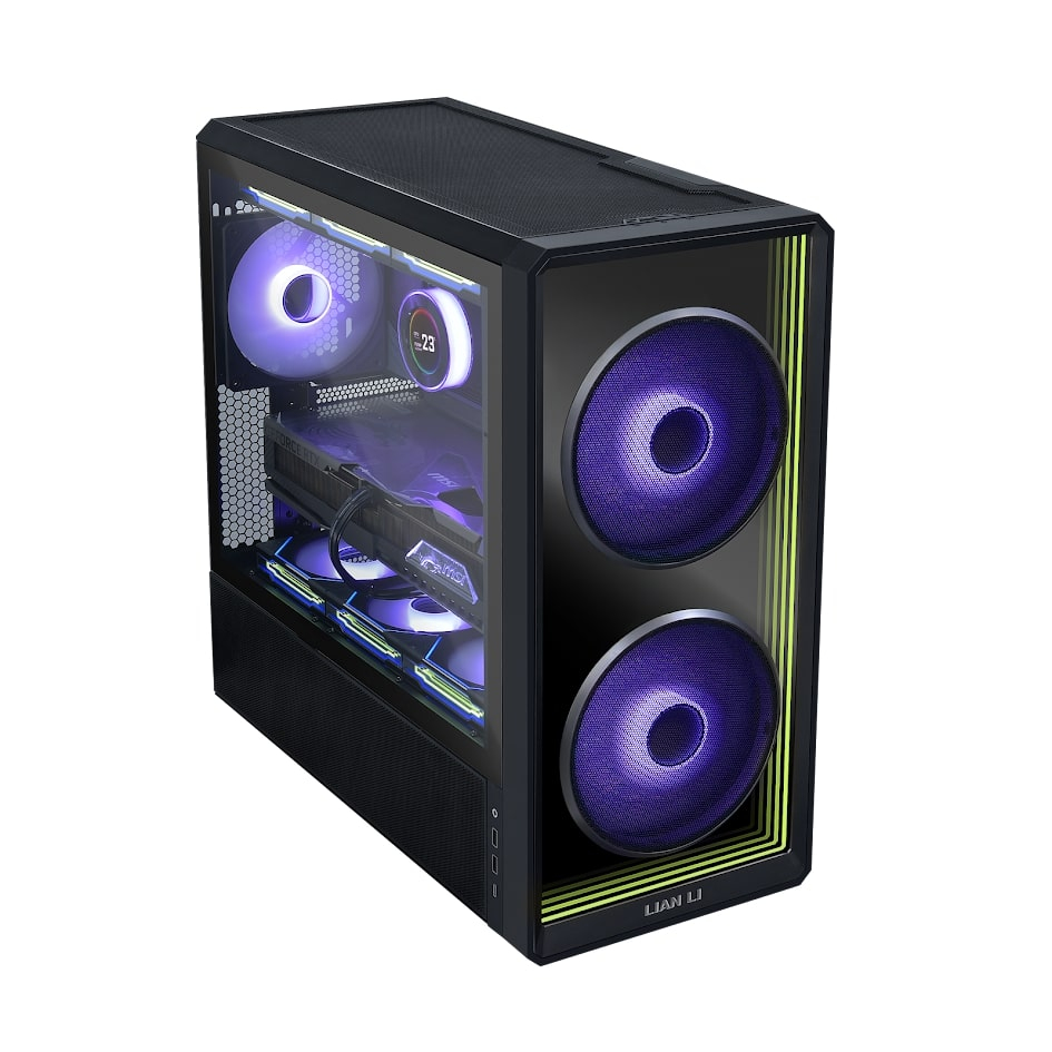 Lian Li G99.LAN217INFX.00 Lancool 217 INF E-ATX Mid-Tower Case, Black