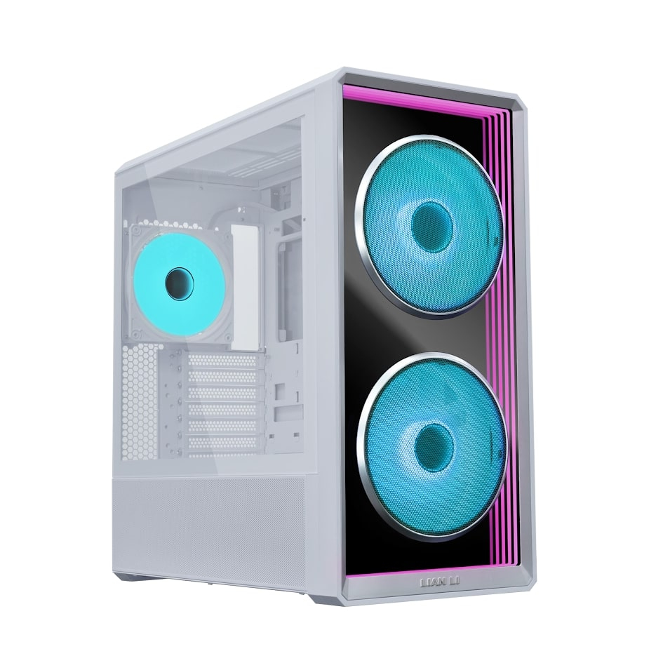 Lian Li G99.LAN217INFW.00 Lancool 217 INF E-ATX Mid-Tower Case, White
