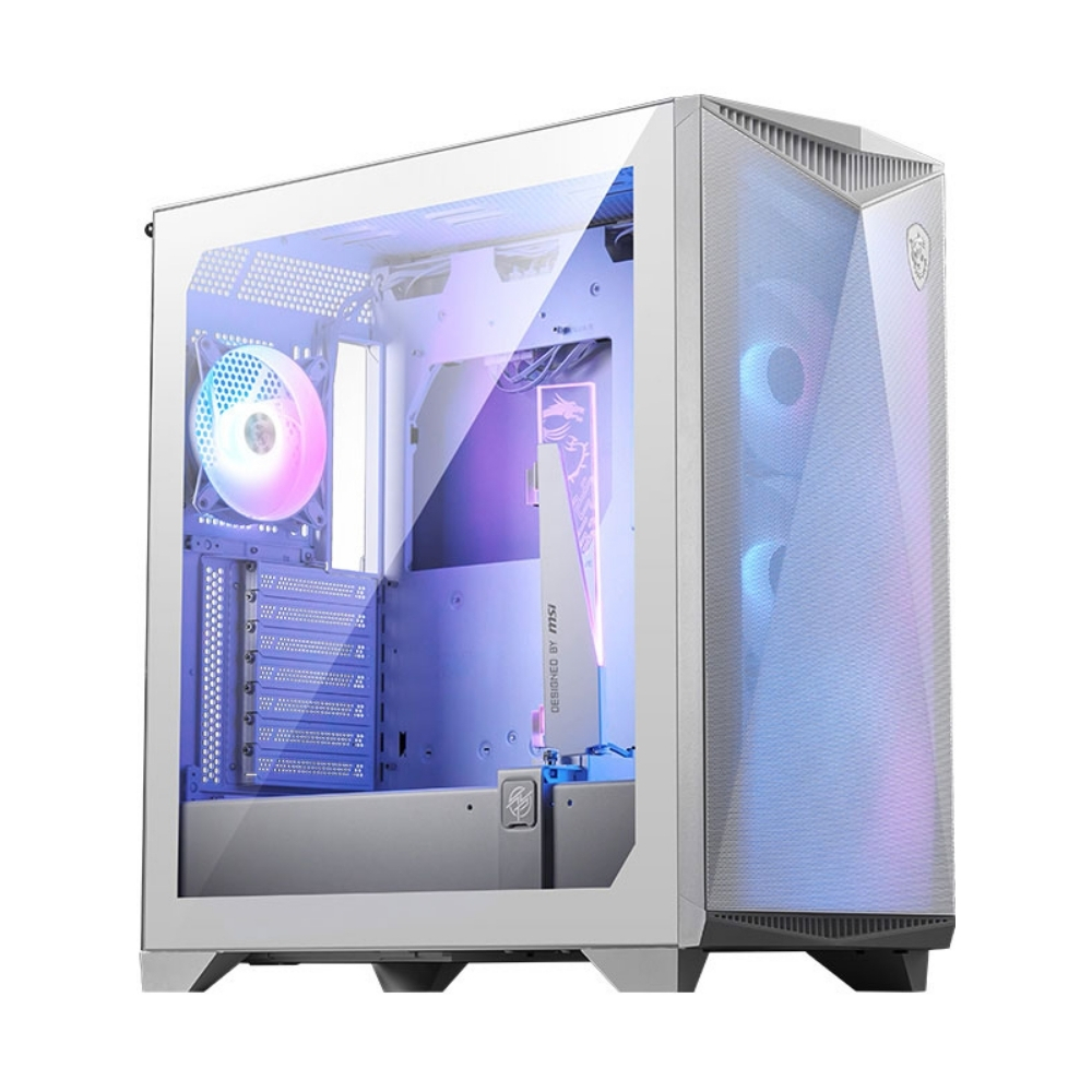 MSI MPG Gungnir 300R Airflow Tempered Glass ATX Gaming Case, White