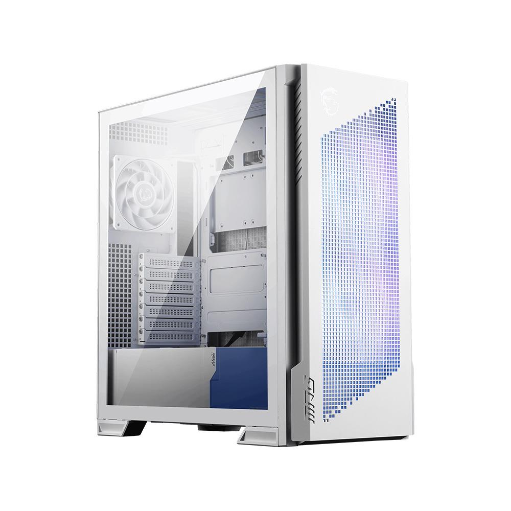 MSI MPG Velox 300R Airflow PZ White 3x ARGB Fan USB 3.2 Mid Tower Gaming Kasa