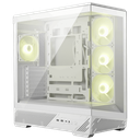 MSI MAG Pano 130R PZ Tempered Glass 4x ARGB USB 3.2 ATX Gaming Case, White