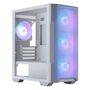 MSI MAG Forge M100R Tempered Glass Mesh 4x120mm ARGB Fan USB 3.2 Micro-ATX Tower Gaming Case, White