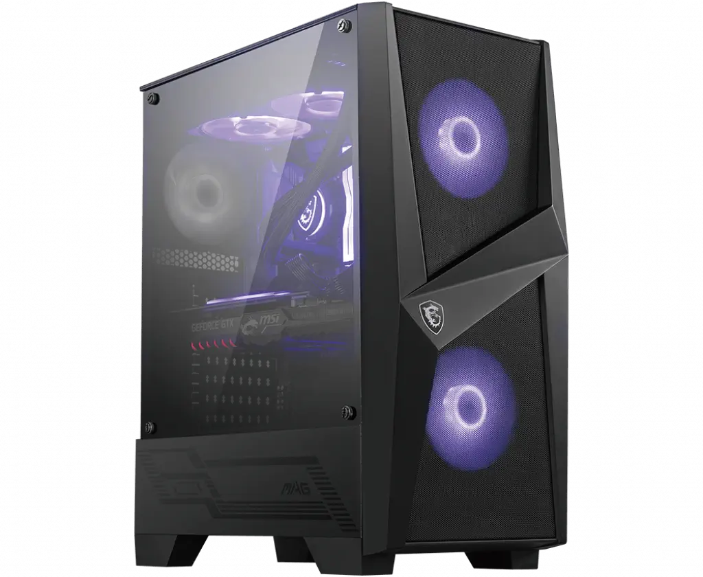 MSI MAG Forge 100M Tempered Glass USB 3.2 ATX Mid-Tower Gaming Case