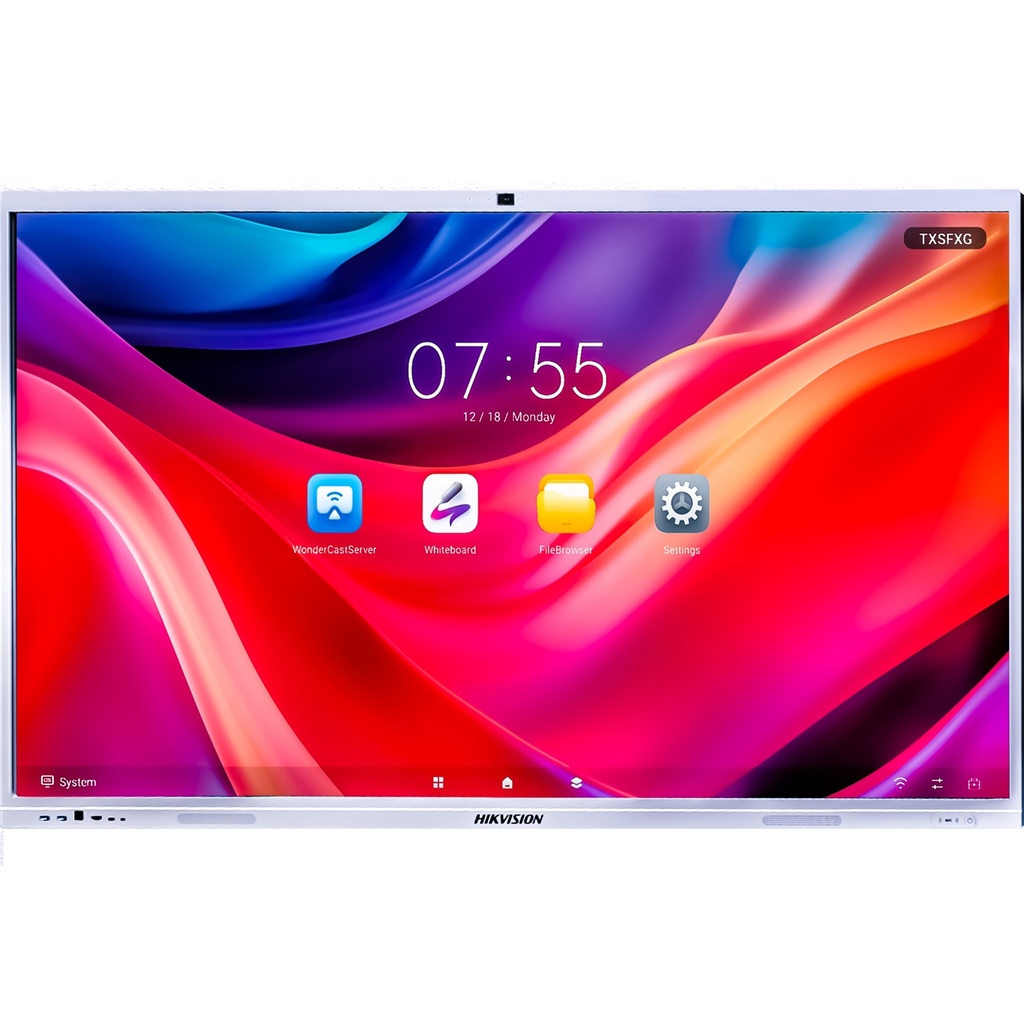 Hikvision DS-D5C65RB/B 65" 4K Interactive Display with Camera and Microphone