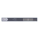 Hikvision DS-3E1518P-SI 16 Port Gigabit 2 Port SFP 225W Yönetilebilir POE Switch