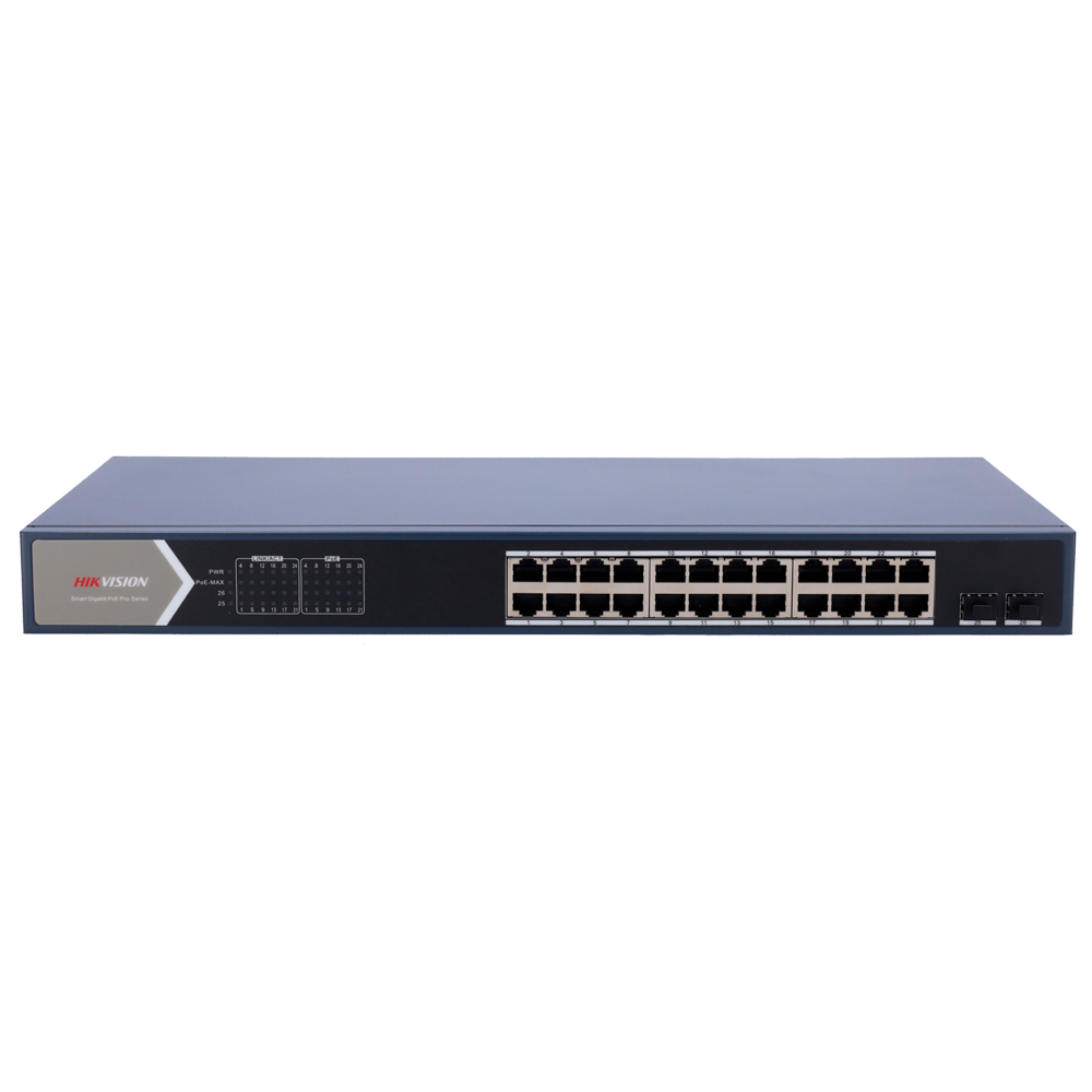 Hikvision DS-3E1526P-SI 24 Port Gigabit 2 Port SFP 370W Managed POE Switch