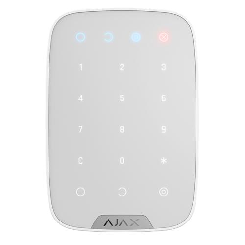 Ajax 91568.12.WH1 Wireless Touchscreen Keypad, White