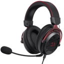 Redragon H386 Diomedes Honeycomb All-in-One 7.1 Surround Sound Gaming Headset, Black