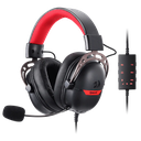 Redragon H376BR H376 Aurora 7.1 Surround USB Wired Gaming Headset, Black