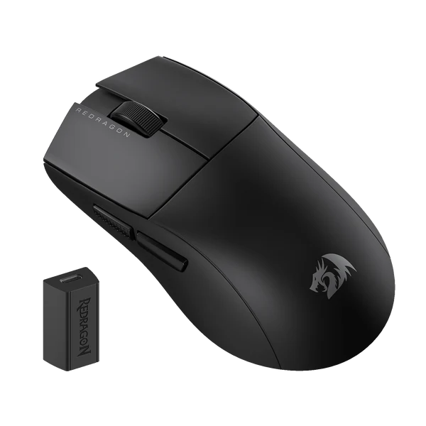 Redragon M916 Pro 1K 3-Mode Connectivity 26000 Max DPI Wireless Gaming Mouse, Black