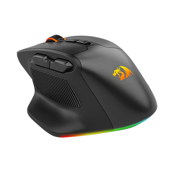 Redragon Bullseye M806 Pro 3-Mode Connectivity 26000 Max DPI Wireless RGB Gaming Mouse, Black