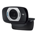 Logitech C615 Full HD 960-001056 Katlanabilir Tasarım 360 Derece Webcam, Siyah