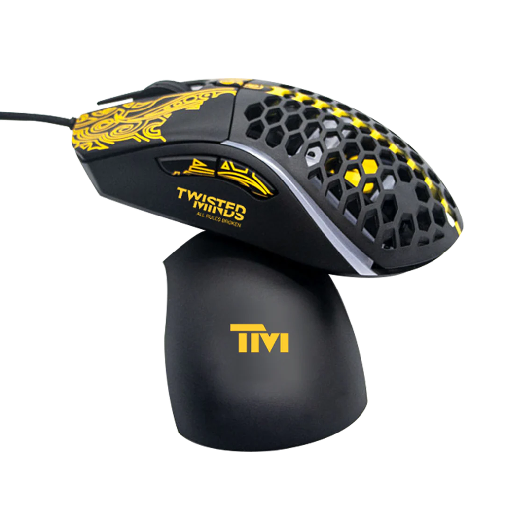 Twisted Minds TM Cool Knight Wired 12000 DPI RGB Gaming Mouse, Black