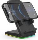 Twisted Minds TM-G5 15W RGB Type-C Input Port Wireless Adjustable Fast Charging Stand