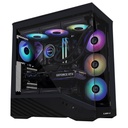 Lian Li Vector V100R G99.V100RX.01 ARGB Fan E-ATX Gaming Case, Black