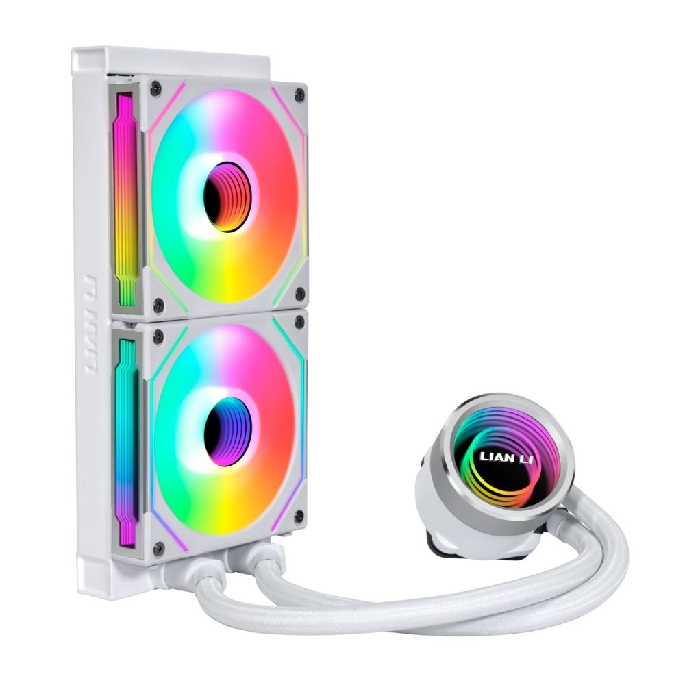 Lian Li Galahad II Trinity SL-Infinity AIO G89.GA2T24INW.00 240 mm CPU Liquid Cooler, White