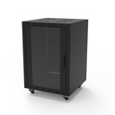 Uranium PRE12U6060-BL 12U 60X60 19" W 600 mm D 600 mm Dikili Tip Tekerlek Dahil Demonte Kabinet