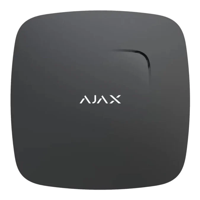 Ajax Systems 38104.10.BL1 FireProtect Jeweller Wireless Smoke and Heat Detector, Black