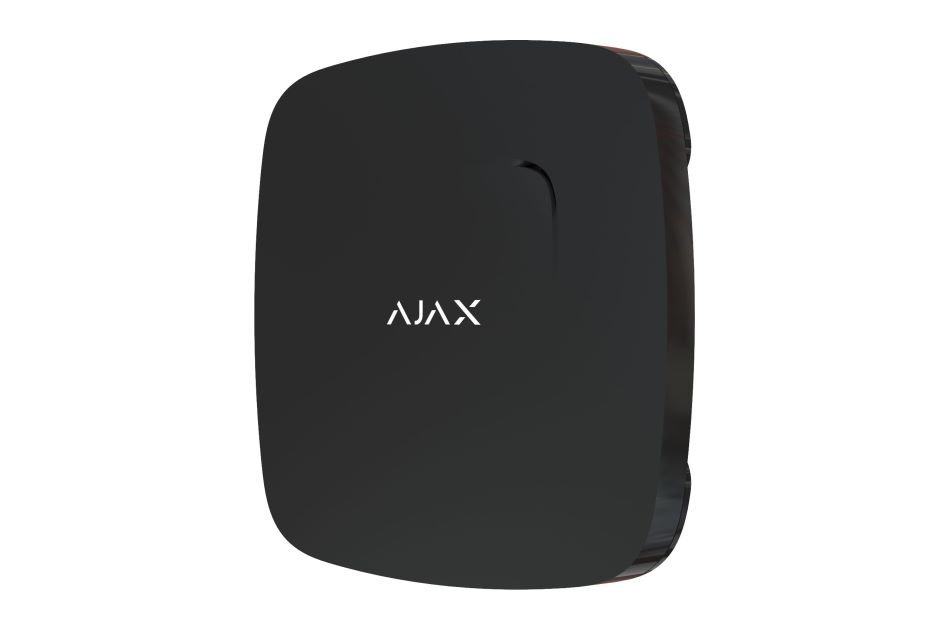 Ajax Systems 52251.136.BL1 FireProtect 2 RB Entegre Sirenli Kablosuz Duman ve Isı Dedektörü, Siyah