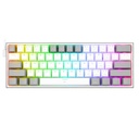 Redragon K617 Fizz RGB Red Switch TR Wired Mechanical Gaming Keyboard, Gray White