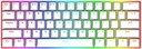 Redragon K630 Dragonborn RGB 60% TKL Blue Switch TR Wired Mechanical Gaming Keyboard, White