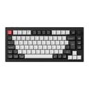 Keychron Q1H-M1-TR Q1 75% RGB Magnetic Switch Wireless Gaming Keyboard, Black and White